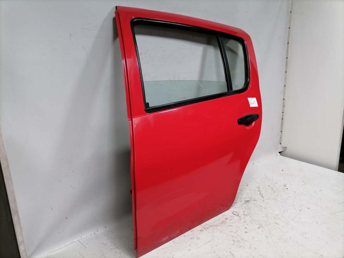 Dacia Sandero SD original T&uuml;r hinten links OV21D Red Passion Rohbau BJ09